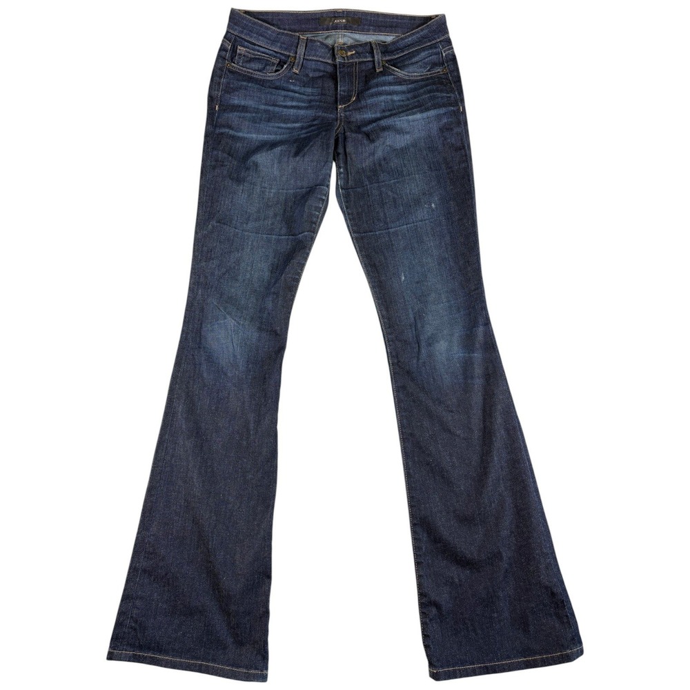 Joe's Jeans Skinny Bootcut Women 28 Blue Dark Wash Stretch Midrise Denim Y2K